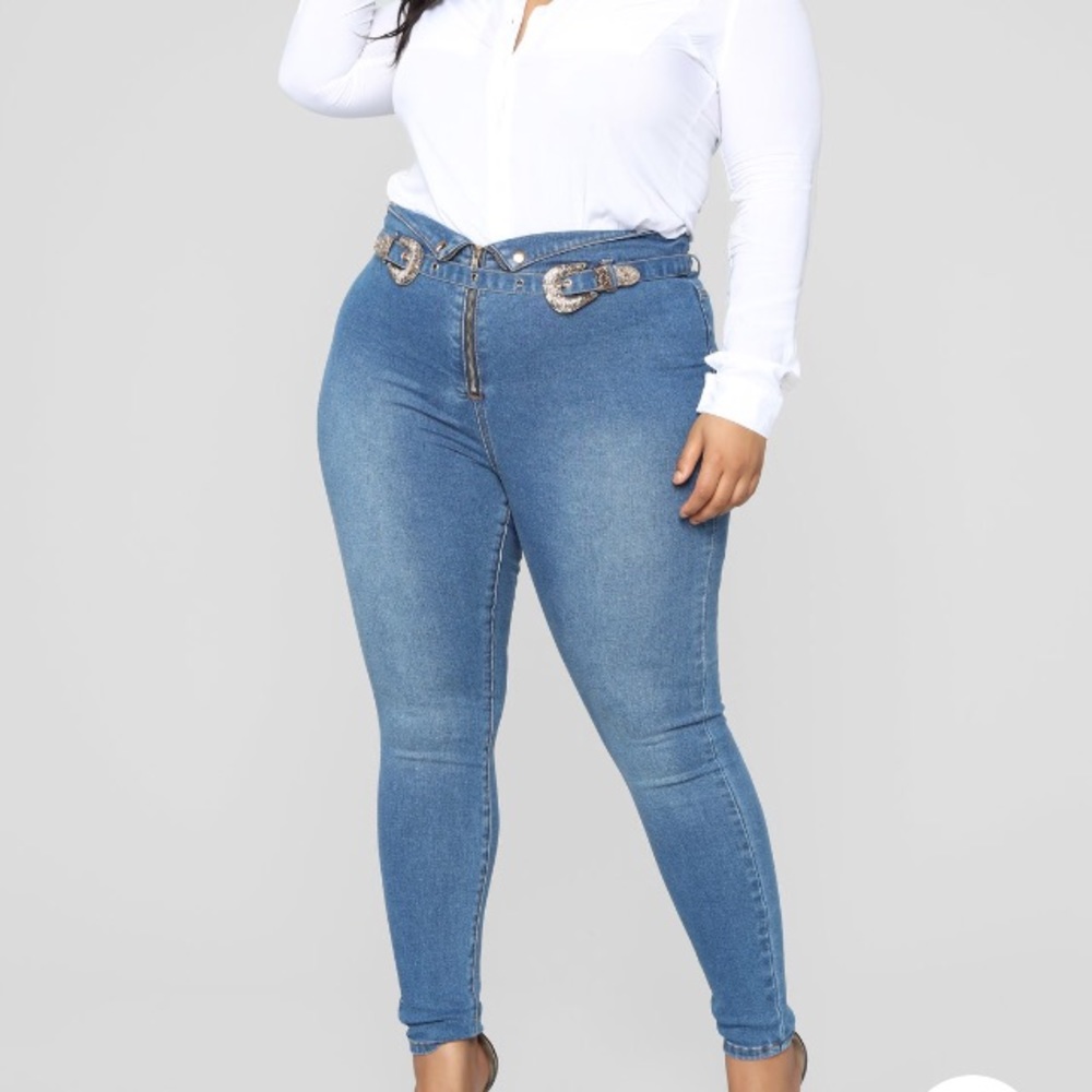Seeing double High-rise skinny jeans size 1X